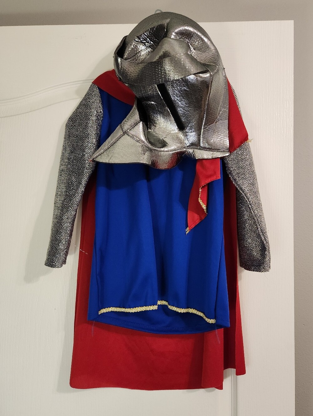 Toddler Knight Costume With Hemlet - Picture 2 of 9